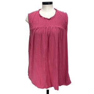 Croft & Barrow Size 1X Pink Sleeveless A-Line Stretch NOT WORN